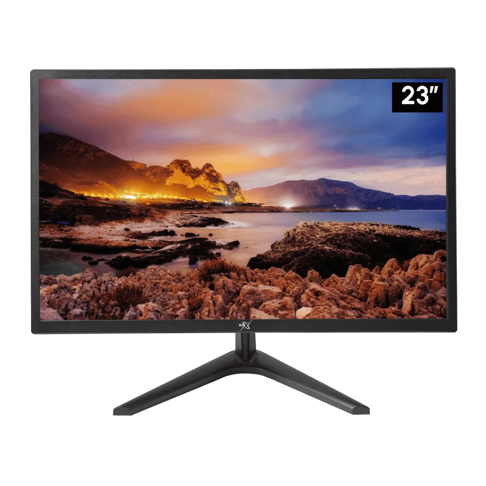 Monitor Gamer BRX 23" Full HD, 75Hz, 1.5ms, HDMI/VGA, Preto - MBRX23BK