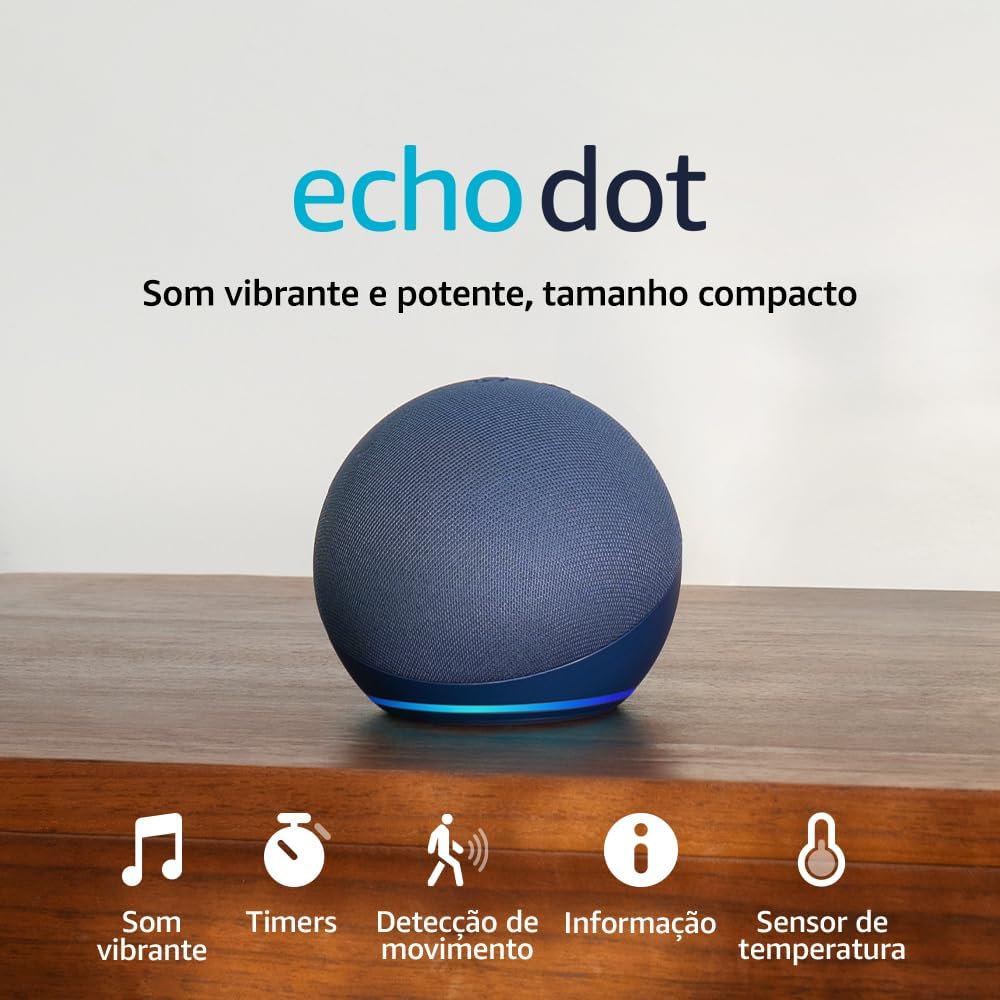 Alexa - Echo Dot 5th Gen com assistente virtual - Imagem 2